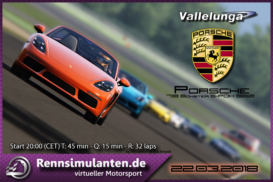 1812 porsche boxter sdk vallelunga