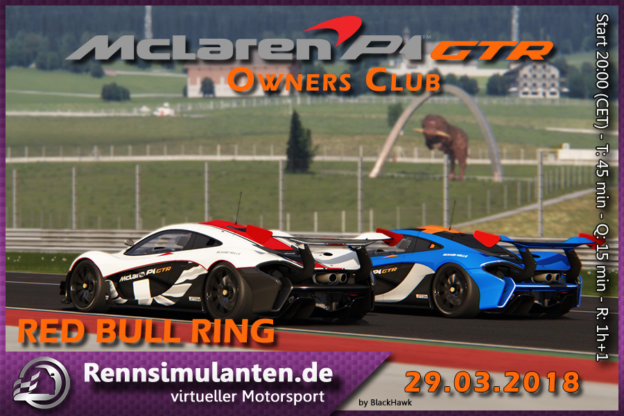 1813 mclaren p1 gtr redbullring